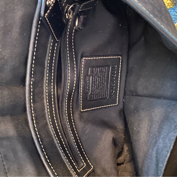 Coach Mini Signature Hobo Black Shoulder Bag - Picture 7 of 10